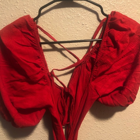 SHEIN Red Dress Size Large - Picture 4 of 9